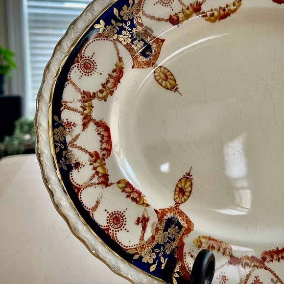 Near-Antique Myott Son & Co. “Derbyshire” Oval Platter (1930) - Picture 3 of 5